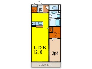 滝つじハイツの物件間取画像